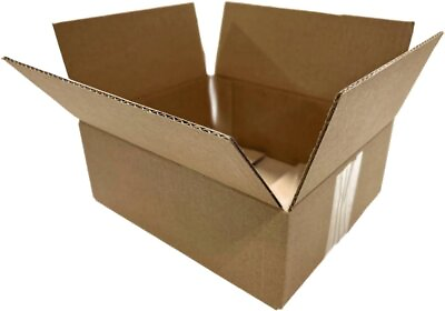 #ad 50 12x9x6 Cardboard Paper Boxes Mailing Packing Shipping Box Corrugated Carton $55.00