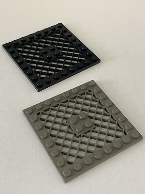 #ad LEGO Parts 4151 1pc Plate Modified 8x8 w Grille no Hole $1.49
