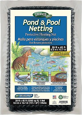#ad Dalen Pond Pool Netting Outdoor Water Cover Protective 3 8quot; Mesh 28#x27; x 45#x27; $76.37