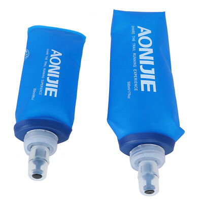 #ad AONIJIE TPU Folding Soft Flask SportS Water Bottle for Running Camping HiO YJN8 $10.99