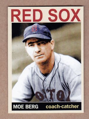 #ad Moe Berg #x27;46 Boston Red Sox Monarch Corona Private Stock #49 NM cond. $8.95