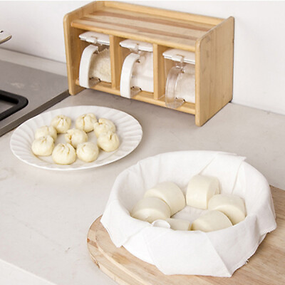 #ad Dumplings Mat Steamer Liners Steamed Buns Pad Cotton Streamer Liners $9.15