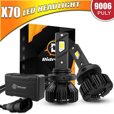 #ad 9006 HB4 LED Headlight Kit Low Beam Canbus Light Bulbs 6000K Super White 24000LM $22.99