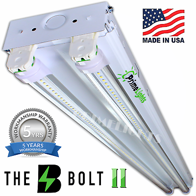#ad LED 4#x27; ft. 2 Lamp T8 Commercial Strip Shop Surface Light BRIGHT = 2 Lamp T5HO $69.00