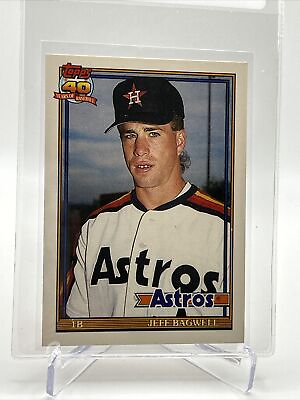 #ad 1991 Topps Traded Jeff Bagwell Rookie Baseball Card #4T Mint FREE SHIPPING $2.00