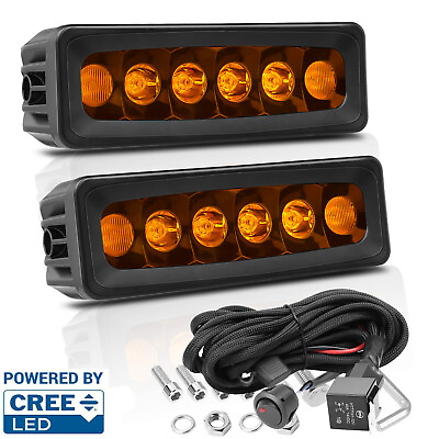2X 6quot; Cree LED Cube Work Light Bar Spot Off Road Driving Foglights ATV Wiring $77.99