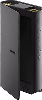 #ad SONY Official Leather Case for Walkman NW WM1AM2 Black Authentic new from JAPAN $98.99