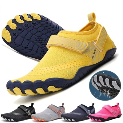 #ad Mens Women Water Shoes Quick Dry Beach Barefoot Swim Diving Surfing Aqua Sports $26.99