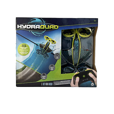 #ad WowWee HydraQuad 3 in 1 Hybrid Air to Water Stunt Drone – Remote Control Toy $17.00
