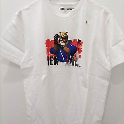 #ad TEKKEN Unisex Graphic T Shirt UNIQLO White XS 4XL UT Fighting Game Legends NWT $31.89