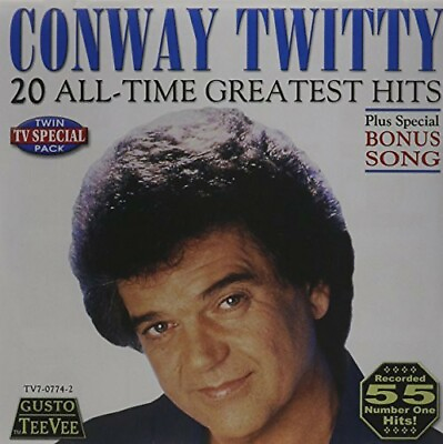 #ad 20 All Time Greatest Hits by Conway Twitty CD 2002 $6.99