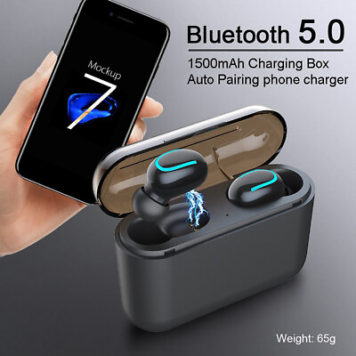 #ad Bluetooth 5.0 Wireless Headphones TWS Mini Headset Earphone Earbuds Twins Stereo $16.14