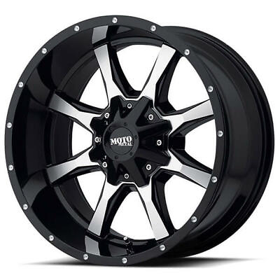 #ad 4 20x9 Moto Metal Wheels MO970 Black BM Off Road Rims B45 $1240.00