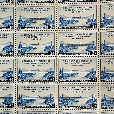 #ad 3c A Century Of Friendship US Stamps Full Gum Full Pane MNH RG1179 $17.99