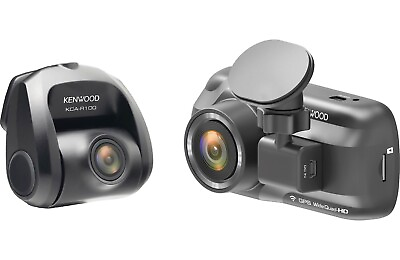 #ad Kenwood Dual FrontRear QHD Dashcam 3quot; LCD Screen Built In Wi Fi HDR GPS NEW $229.00