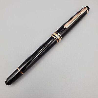 #ad Montblanc Classique Red Gold Resin Roller Ball Pen MB# 112678 $365.00