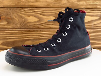 #ad Converse Sz 6 Sneaker Black Fabric Men All Star Medium Athletic $12.99