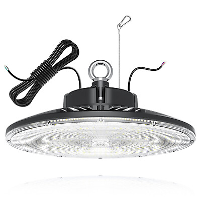 #ad 240W UFO High Bay LED Shop Lights Dimmable 5000K for Factory Steel Building IP65 $91.20