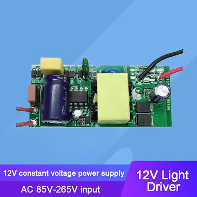 #ad AC 85V 265V Constant Voltage Power Supply LED Driver for 12V LED Flood Light $1.99