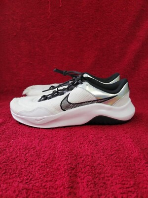 #ad Nike LEGEND ESSENTIAL 3 NN Women#x27;s White Chrome DQ4674 100 Size 10 Shoes RIPPED $20.00