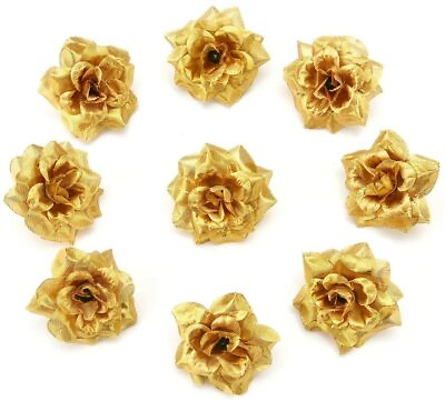 #ad 100Pcs Pop Silk Artificial Fake Rose Flower Heads Bulk Craft Wedding Party Decor $12.95