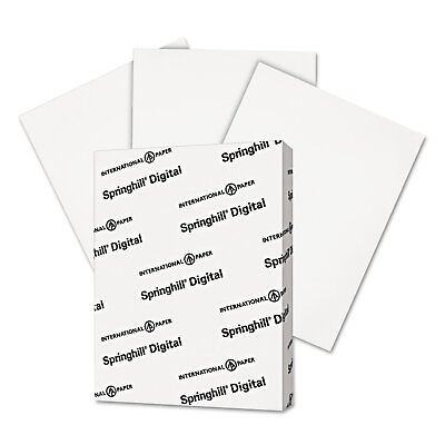 #ad 015101 Digital Index White Card Stock 90 lb 8 1 2 x 11 250 Sheets Pack SGH015101 $24.79
