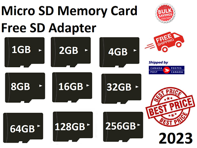 Micro SD Memory Card High Speed TF 1GB 2GB 4GB 8GB 16GB 32GB 64GB 128GB Mini LOT $26.25