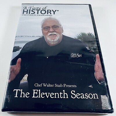 #ad A Taste of History Eleventh Season 11 DVD 3 Disc Set 2020 Chef Walter Staib $25.40