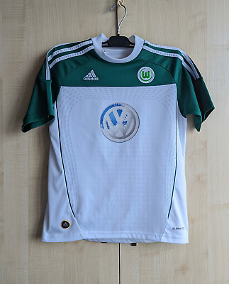 #ad adidas VfL Wolfsburg Jersey 2010 2011 Home Boys 11 12y Shirt $10.80