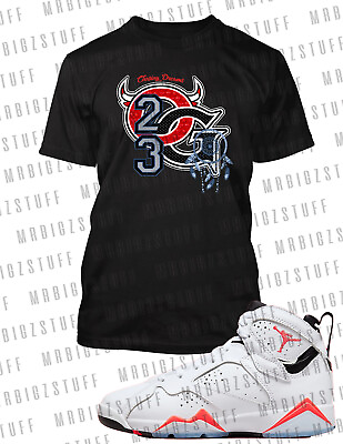 #ad 23 OG Sneaker Tee Shirt To Match J7 Infrared Chasing Crown Original Gangster $19.99