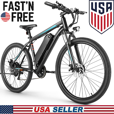 #ad 26quot; Electric Bike for Adults 20MPH Mountain City Bike Commute Ebike for Sale $509.99