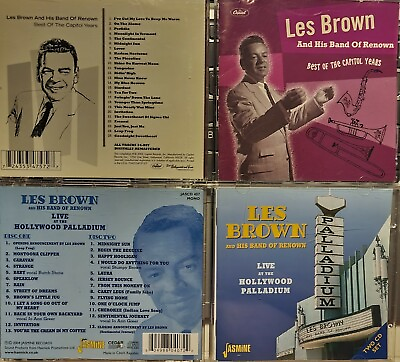 #ad Les Brown Band Renown Capitol Years Live Hollywood Palladium 3 CDs SHIPS FAST $11.99