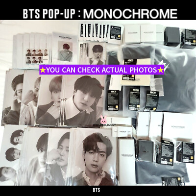 #ad PRE ORDER BTS 2024 POP UP MONOCHROME OFFICIAL MD PHOTOCARD T SHIRTS $5.30