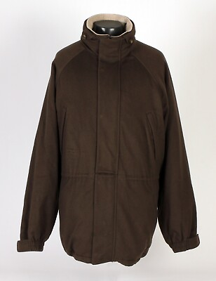 #ad $5550 LORO PIANA ICER 100% Cashmere Ski Jacket w Both Collars Brown 3XL $1695.00