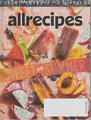 #ad Allrecipes June July 2020 Sweet on Summer Magazine: Cooking Recipes $7.34