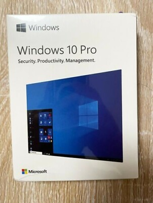 #ad Microsoft Windows 10 Professional 32 64 Bit Retail Box USB Drive Sealed $45.99