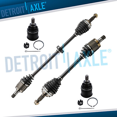 #ad Front CV Axle Shafts Lower Ball Joints for 1992 1999 2000 Honda Civic Acura	EL $126.92