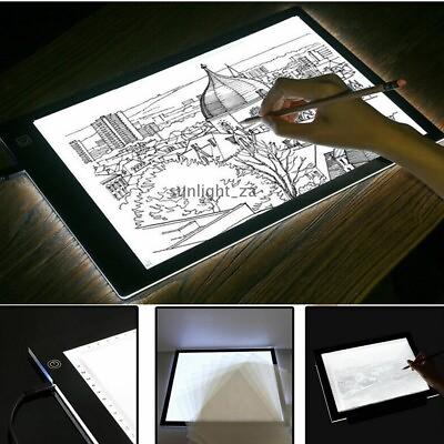 #ad A4 A5 LED Tracing Light Box Drawing Tattoo Board Pad Table Stencil Art Design US $11.95