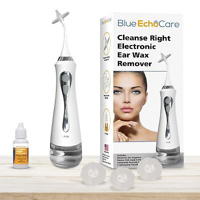 #ad Cleanse Right – Electronic Ear Wax Removal Device INCLUDES USA MADE EAR DROP... $66.88
