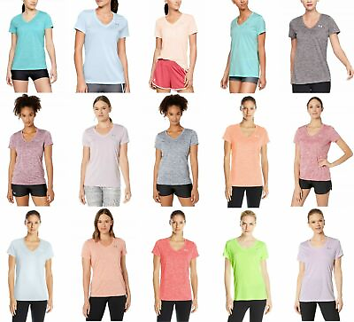 #ad New With Tags Womens UA Under Armour Twisted Tech Crew Neck Tee Shirt Top $17.54