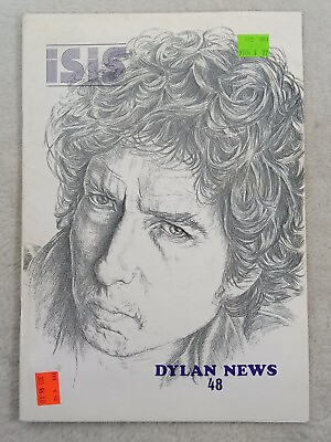#ad Dylan News ISIS Magazine Issue 48 April May Bob Dylan Fanzine $13.60