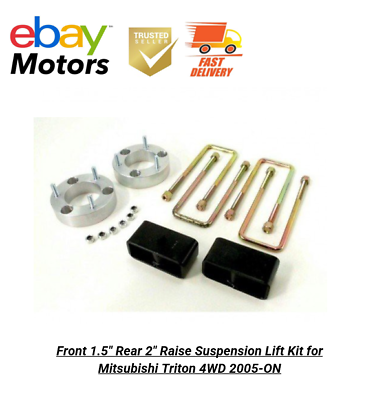 #ad NEW Front 1.5 Rear 2 Suspension Lift Kit for Mitsubishi Triton 4WD 2005 ON $175.00