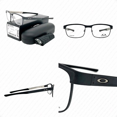 #ad Oakley Surface Plate OX5132 0754 Satin Light Steel w Demo Eyeglasses 54 18 138mm $179.99