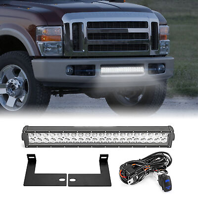 #ad #ad For Ford F250 F350 F450 08 09 10 Lower Bumper 22quot; LED Light Bar Mounting Kit $79.97