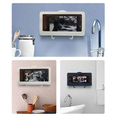 #ad Rotatable Waterproof Bathroom Shower Phone Holder Wall Mounted Case Cover C $10.96