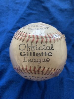 #ad Official Gillette League World Series Special Horsehide Cover Rare Baseball ⚾️ $25.49