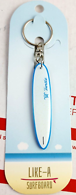 #ad Like A Surfboard Keychain Key Ring Sea Turtle Longboard Hawaii Souvenir Rubber $19.50
