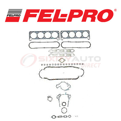 #ad Fel Pro Full Engine Gasket Set for 1968 1976 Cadillac Commercial Chassis ij $187.72