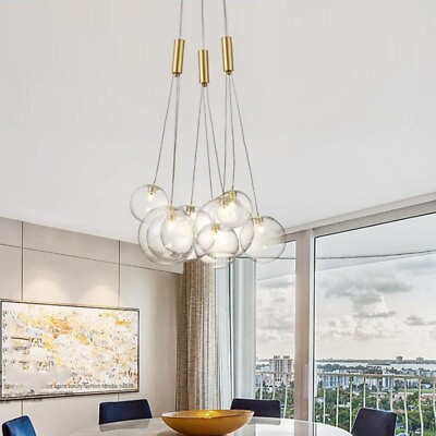 #ad Kitchen Pendant Lights Glass Lighting Home Ceiling Lamp Bedroom Chandelier Light $264.33
