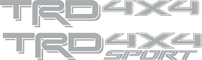#ad Toyota TRD 4x4 Sport Compatible with Tacoma Tundra Sliver vinyl Decal set 0002 $12.80